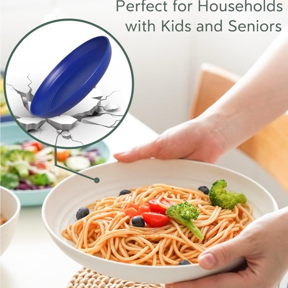 Dishwasher Safe Plastic Unbreakable 10” Plates - Picture 3 of 3